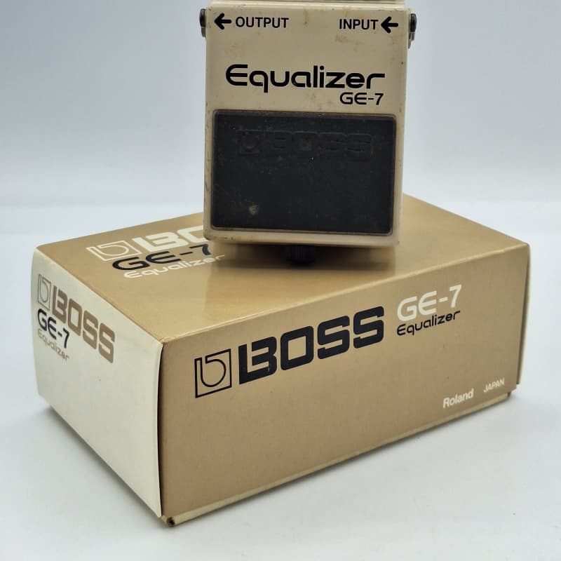 used 1981 - 1992 Boss GE-7 Equalizer (Black Label) Grey - Effect Pedal