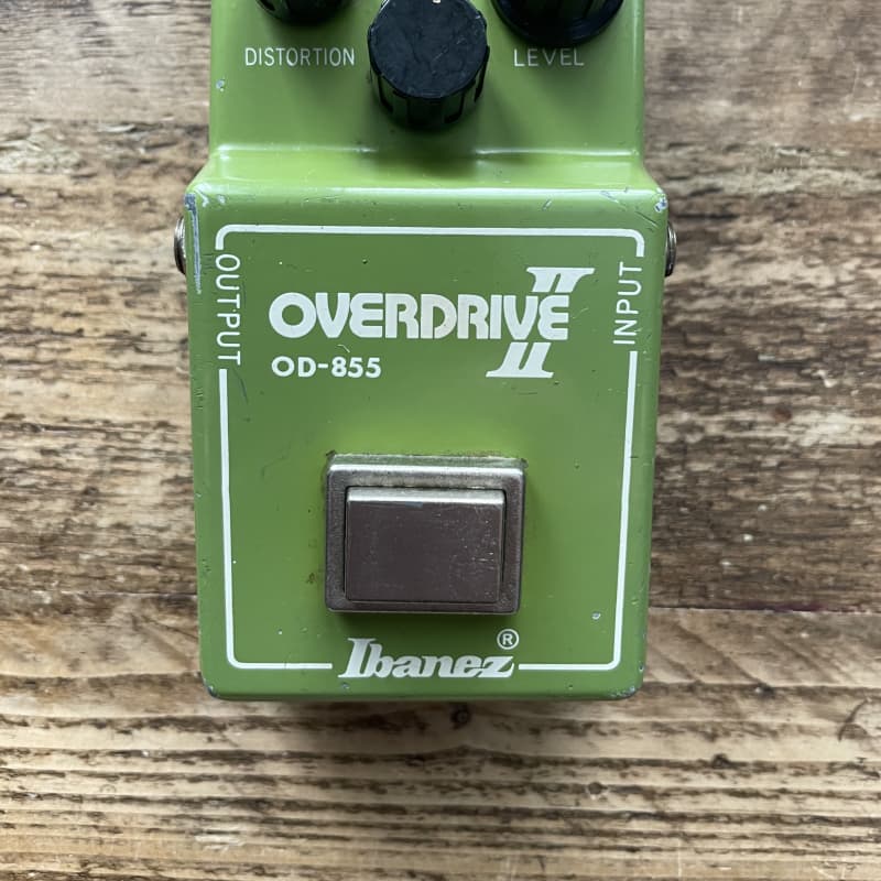 used 1980s Ibanez OD-855 Overdrive II Green - Effect Pedal