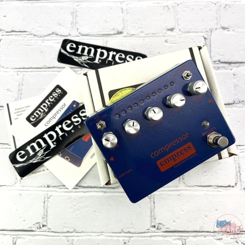 used 2010s Empress Compressor Blue – Effect Pedal