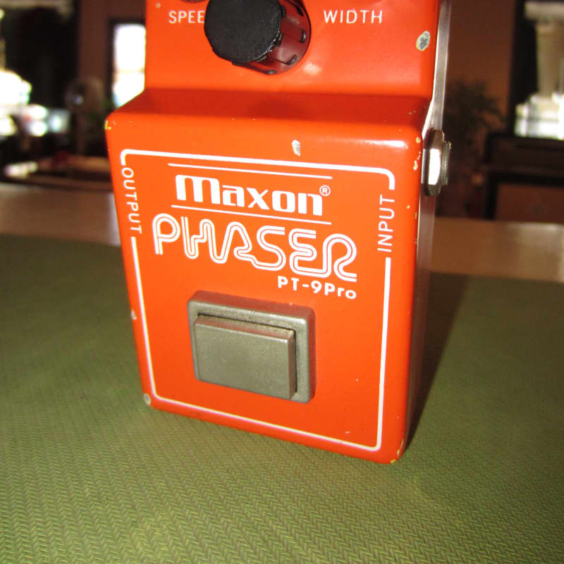 used 1981 Maxon PT-9 Pro Phaser Pedal Orange - Effect Pedal