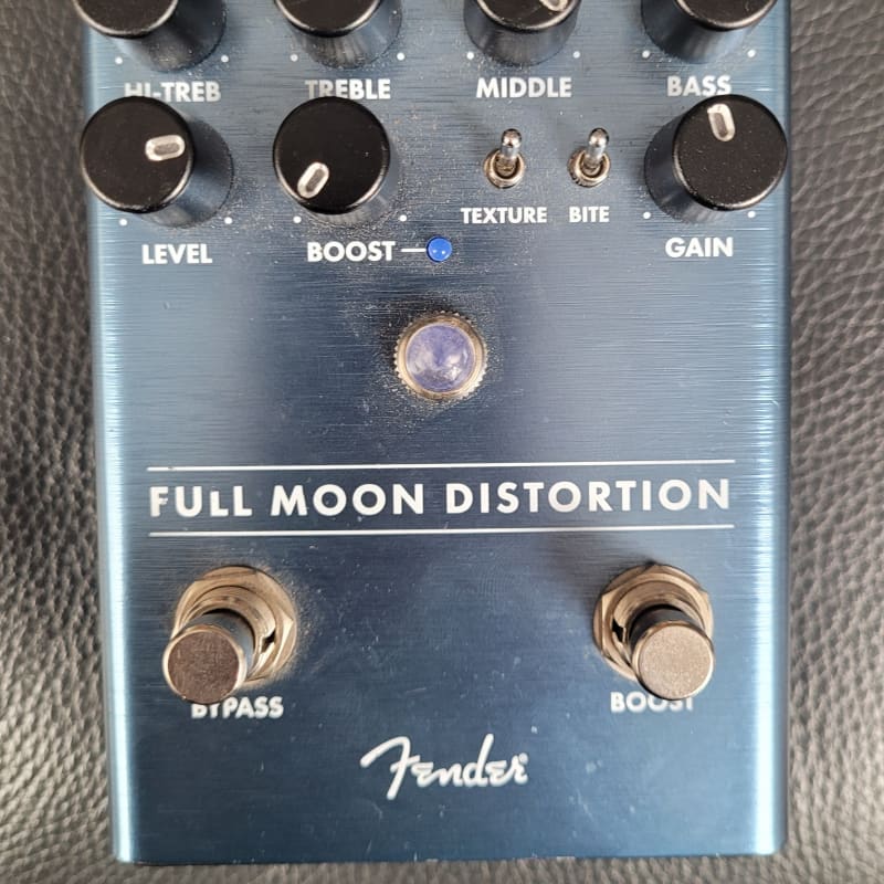 used 2018 - Present Fender Full Moon Distortion Blue - Effect Pedal