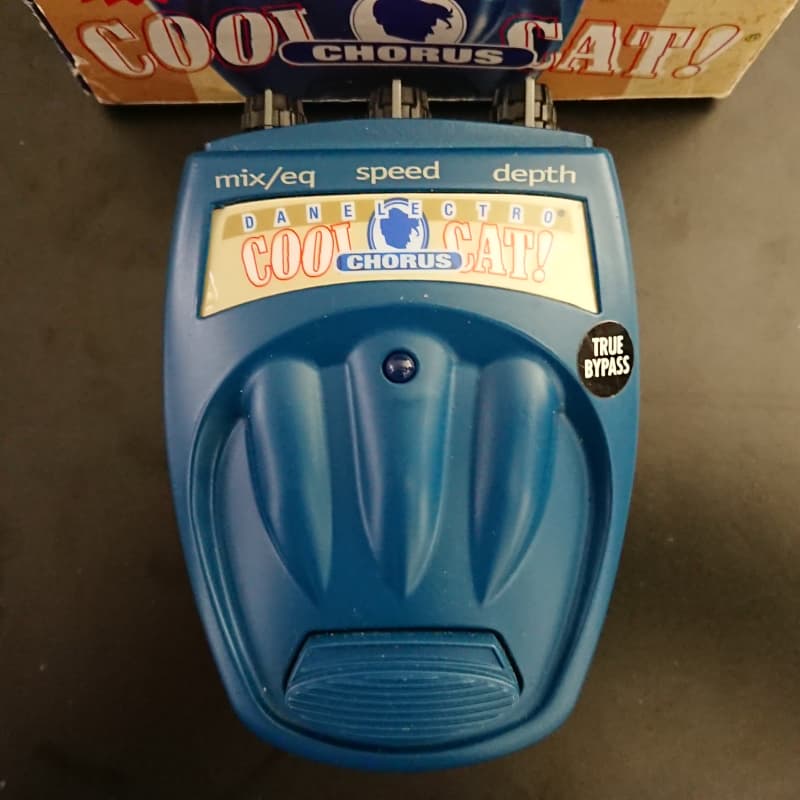 used 2000s Danelectro Cool Cat Chorus Blue - Effect Pedal