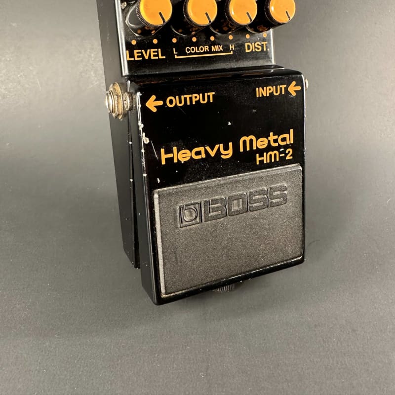 used 1983 - 1988 Boss HM-2 Heavy Metal (Black Label) Black - Effect Pedal