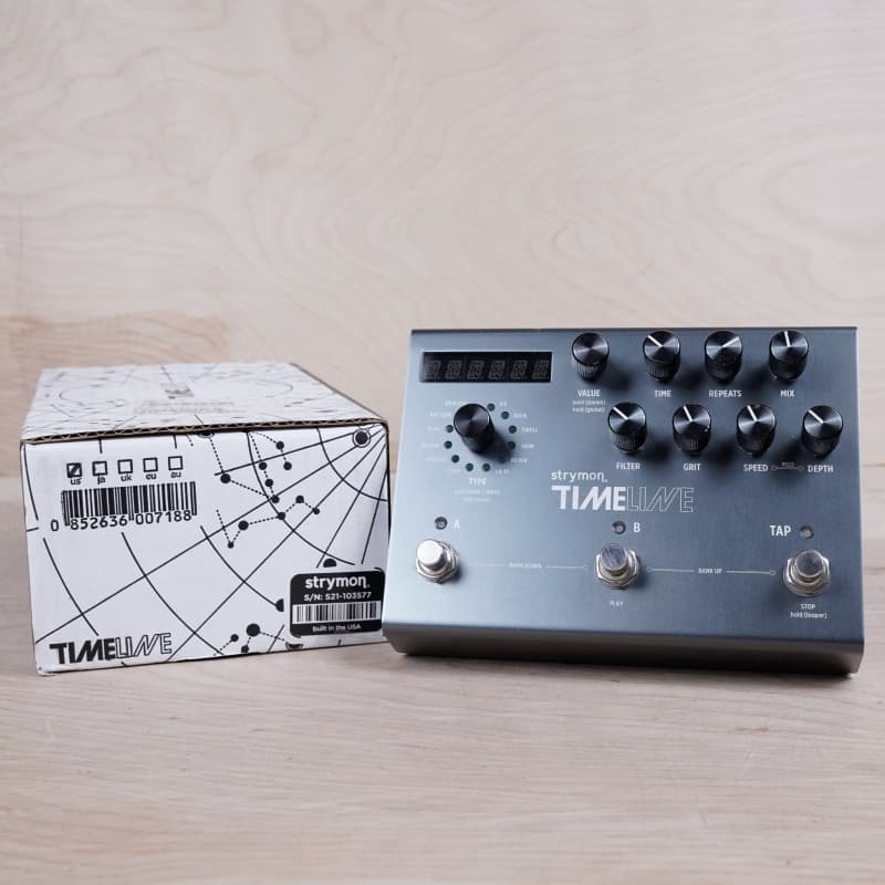 used 2011 - 2024 Strymon TimeLine Delay Silver - Effect Pedal