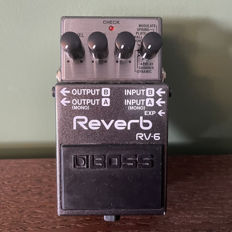 used 2015 - Present Boss RV-6 Reverb Silver - Effect Pedal