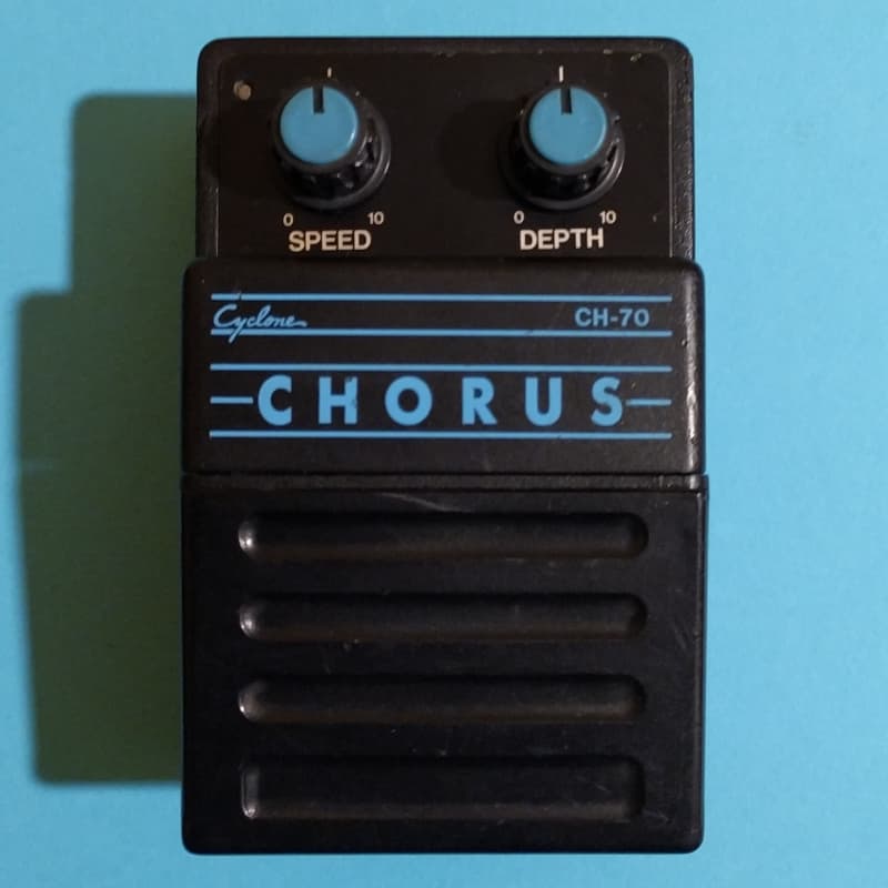 used 1980s Cyclone CH-70 Chorus Black / Blue - Effect Pedal