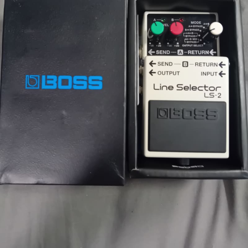 used 1991 - Present Boss LS-2 Line Selector (Silver Label) White - Effect Pedal