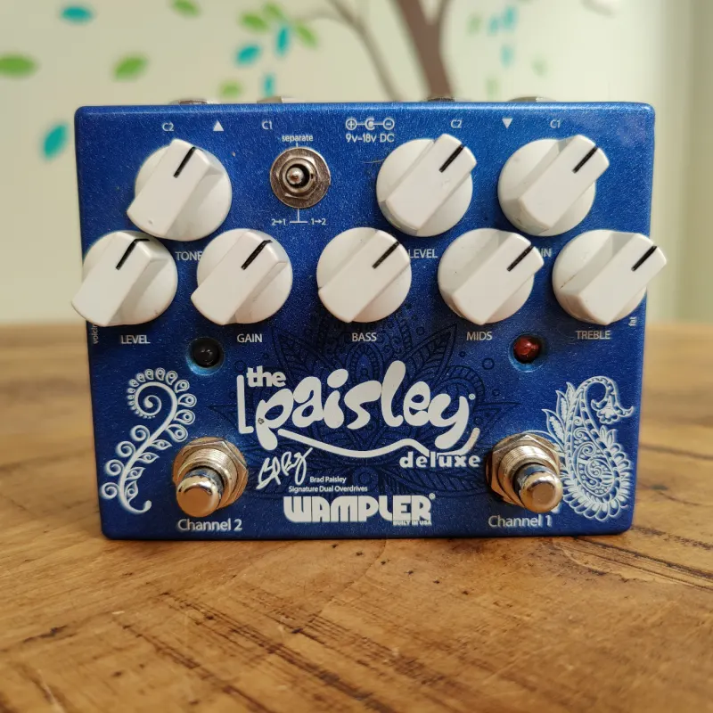 used 2010s Wampler Paisley Drive Deluxe Blue - Effect Pedal