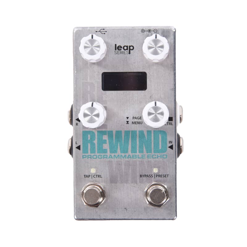 used Alexander Pedals Pedals Rewind Programmable Echo Raw Aluminum - Effect Pedal