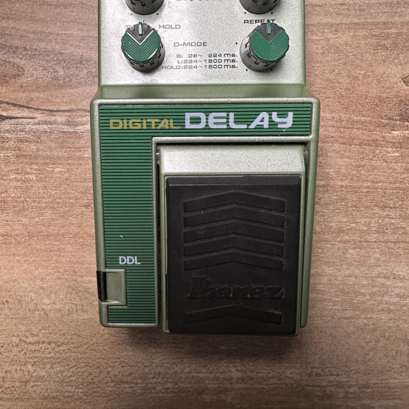 used 1980s Ibanez DDL Digital Delay Green - Effect Pedal