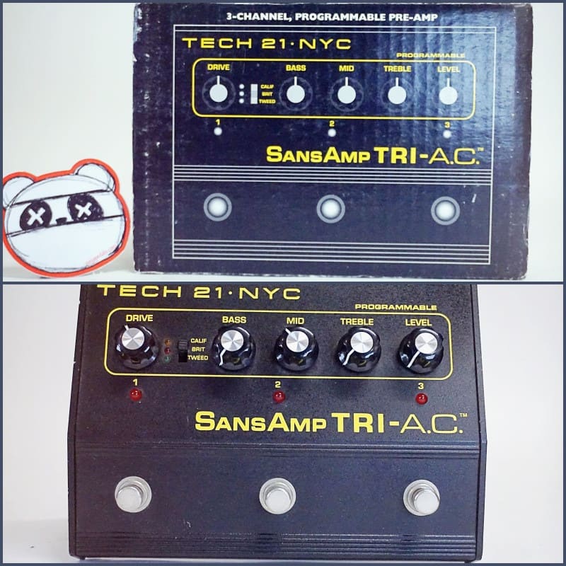 used 2010s Tech 21 SansAmp Tri-AC Black - Effect Pedal