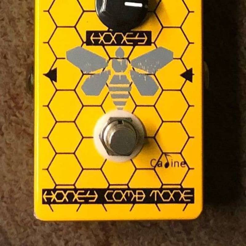 used 2010s Caline CP-84 Honey Comb Tone Yellow - Effect Pedal