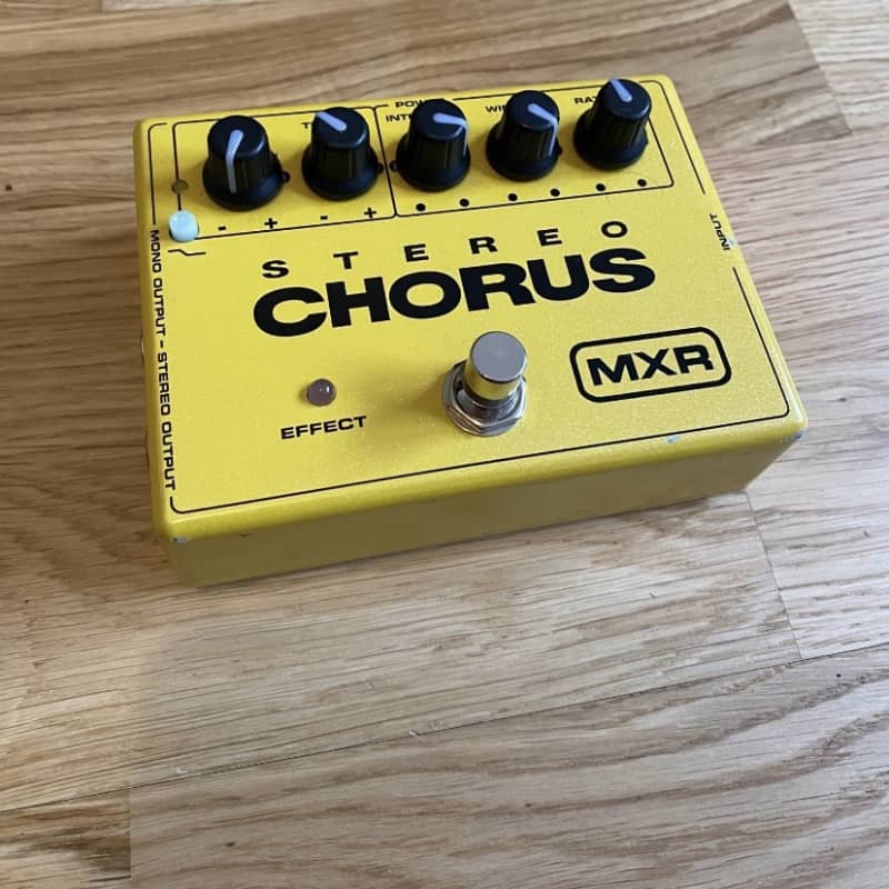 used 2004 - Present MXR M134 Stereo Chorus Yellow - Effect Pedal