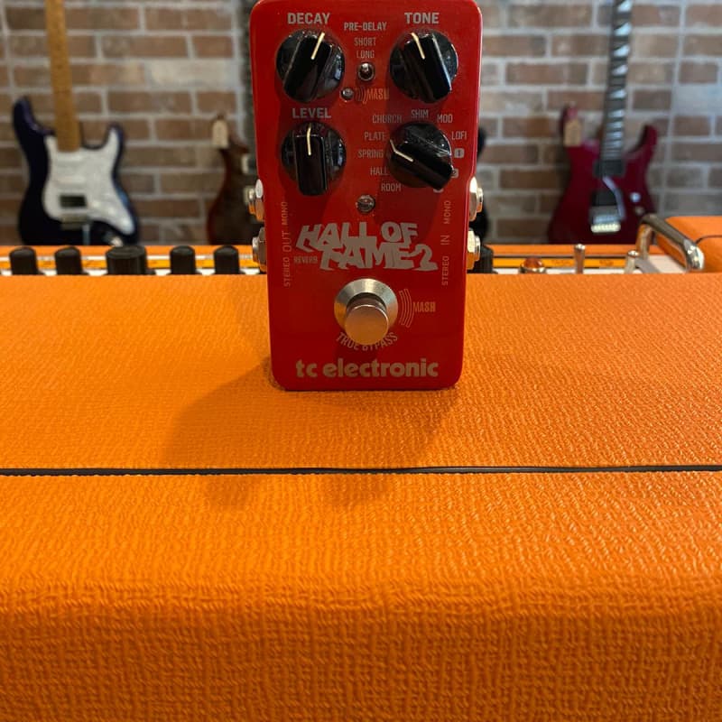 used 2017 - Present TC Electronic Hall of Fame 2 Reverb Red - Effect Pedal