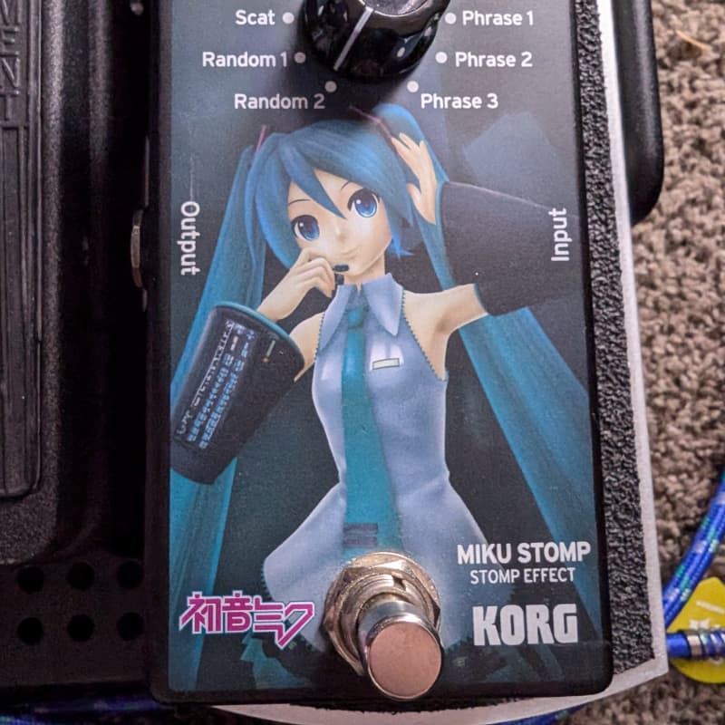 used 2010s Korg Miku Stomp Graphic - Effect Pedal