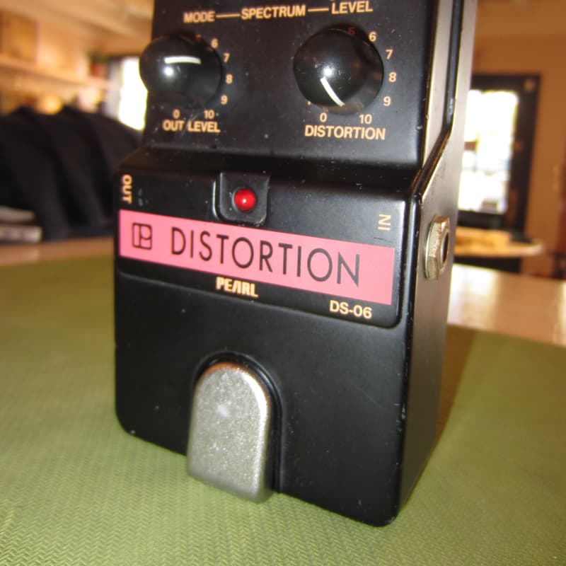 used 1980s Pearl DS-06 Distortion Pedal Black - Effect Pedal