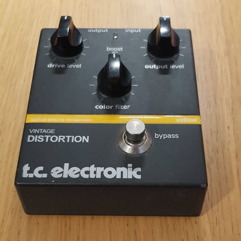 used 1990s TC Electronic Vintage Distortion Grey/Yellow - Effect Pedal