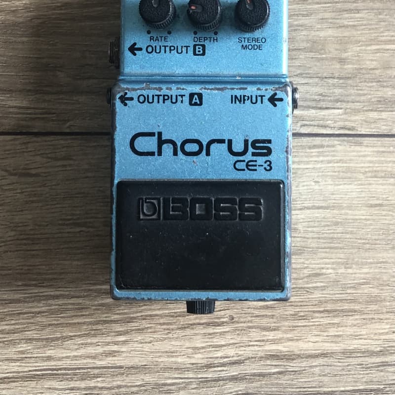 used 1988 - 1992 Boss CE-3 Chorus (Green Label) Blue - Effect Pedal