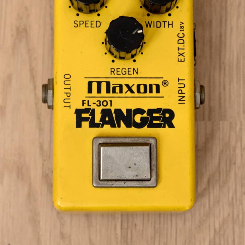 used 1980s Maxon FL-301 Yellow - Effect Pedal