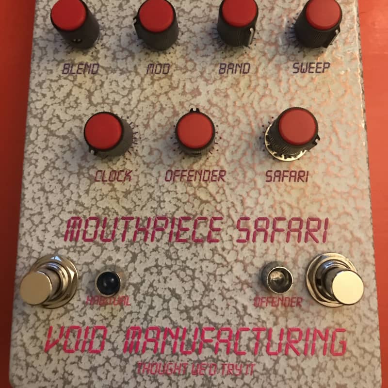 used Void Manufacturing Mouthpiece Safari Prismatic White - Effect Pedal