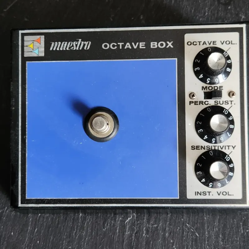 used 1970s Maestro Octave Box Blue / Black - Effect Pedal