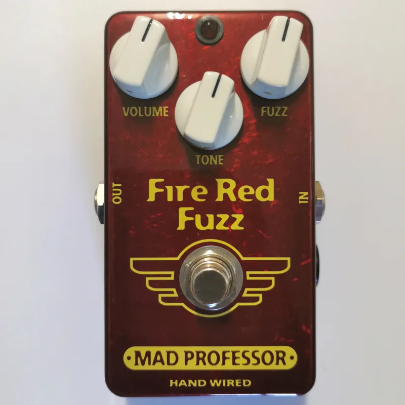 used Mad Professor Fire Red Fuzz (hand wired) Red – Effect Pedal