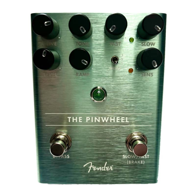 used 2019 - Present Fender The Pinwheel Rotary Speaker Emulator Green - Effect Pedal