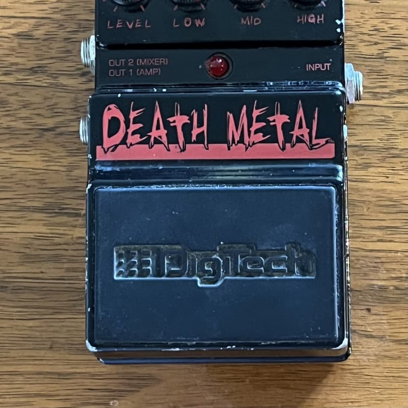 used 2010s DigiTech Death Metal Distortion Black - Effect Pedal