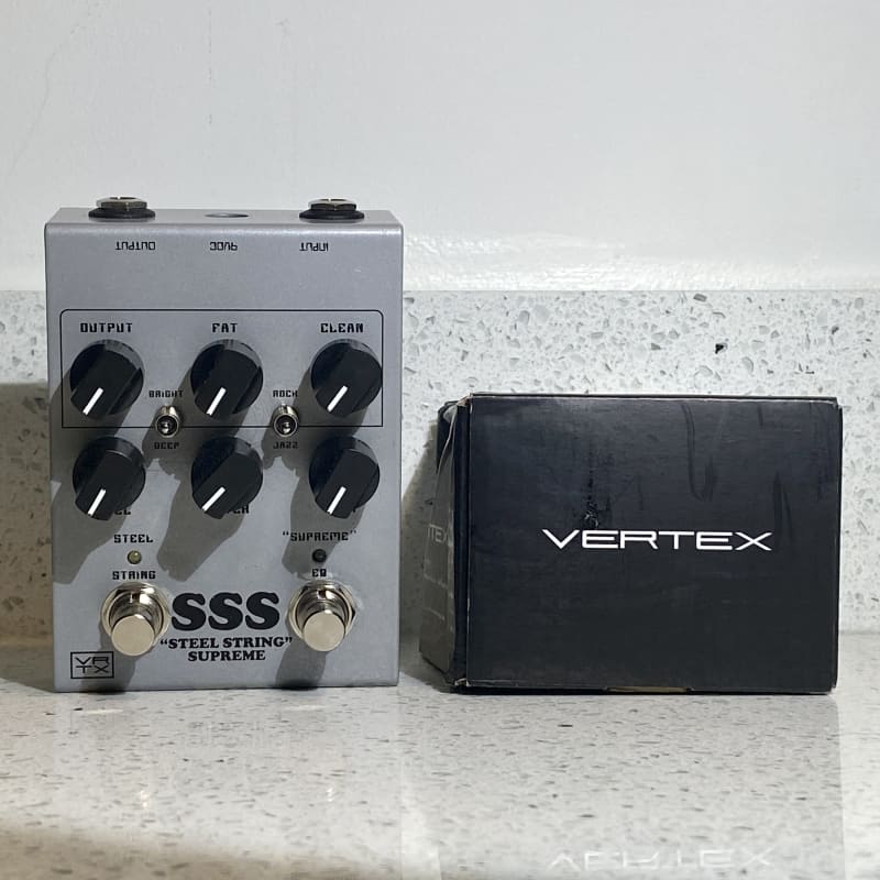 used ~2020 Vertex Steel String Supreme SSS none - Effect Pedal