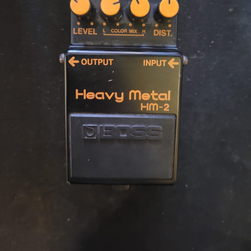 used 1980s Boss HM-2 Heavy Metal Black - Effect Pedal