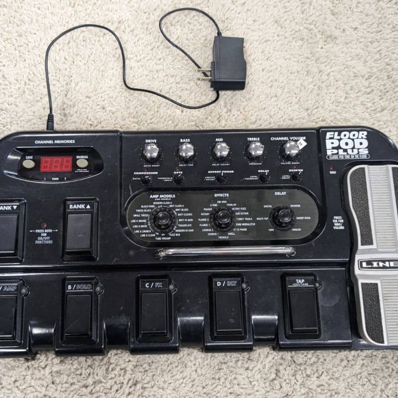 used 2018 Line 6 FloorPODPlus Black - Effect Pedal