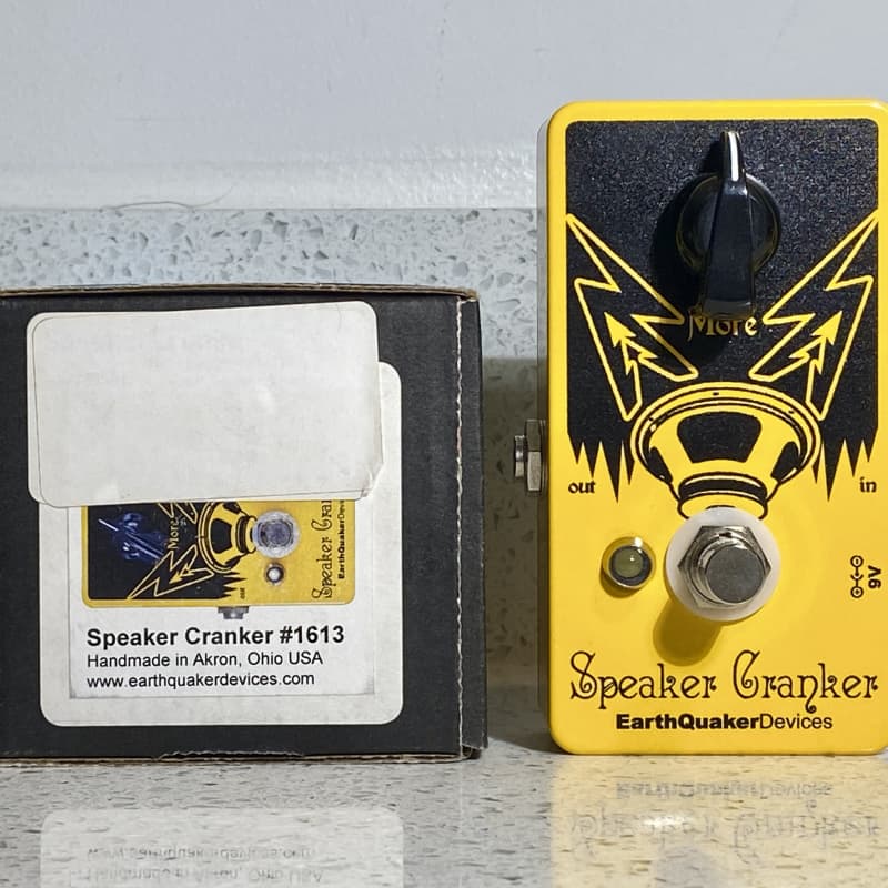 used ~2020 EarthQuaker Devices Speaker Cranker Overdrive V2 Yellow - Effect Pedal