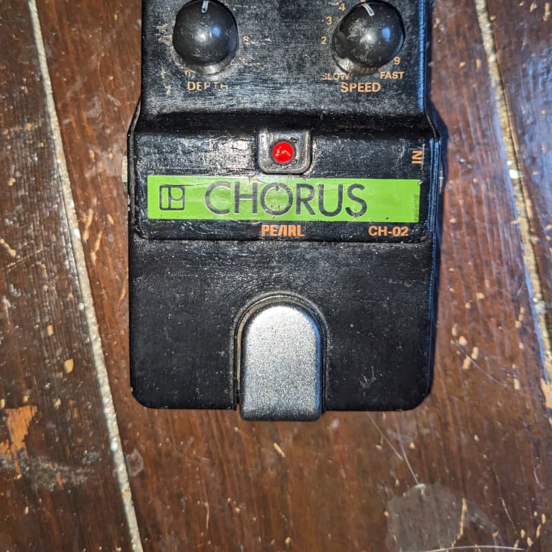 used 1980s Pearl CH-02 Chorus Black - Effect Pedal