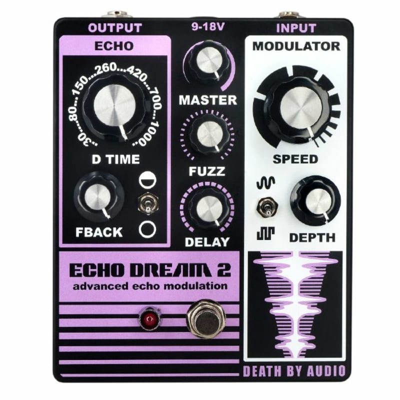 new Death By Audio Echo Dream II Modulated /Echo Effects Pedal Delay - Effect Pedal