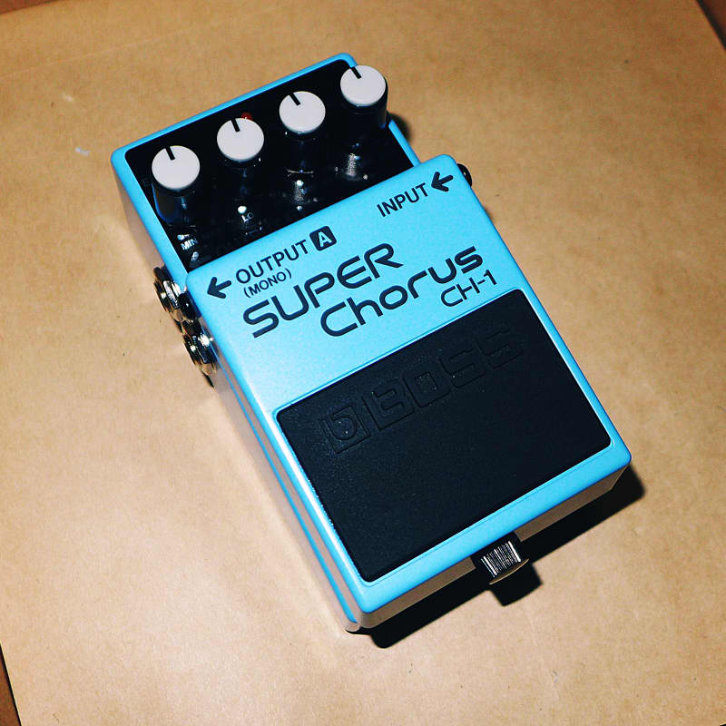 used 2001 - Present Boss CH-1 Super Chorus (Dark Gray Label) Blue - Effect Pedal