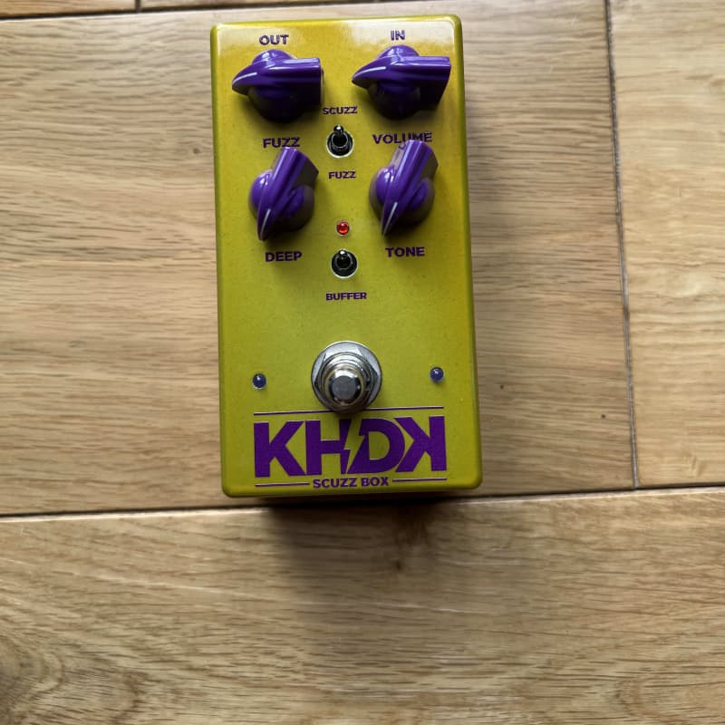 used 2010s KHDK Electronics Scuzz Box Fuzz Yellow - Effect Pedal