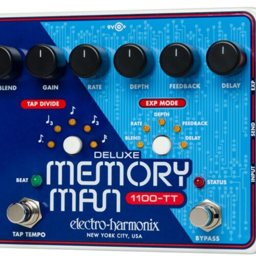 Electro Harmonix Deluxe Memory Man 1100 delay with Tap Tempo - £399 New