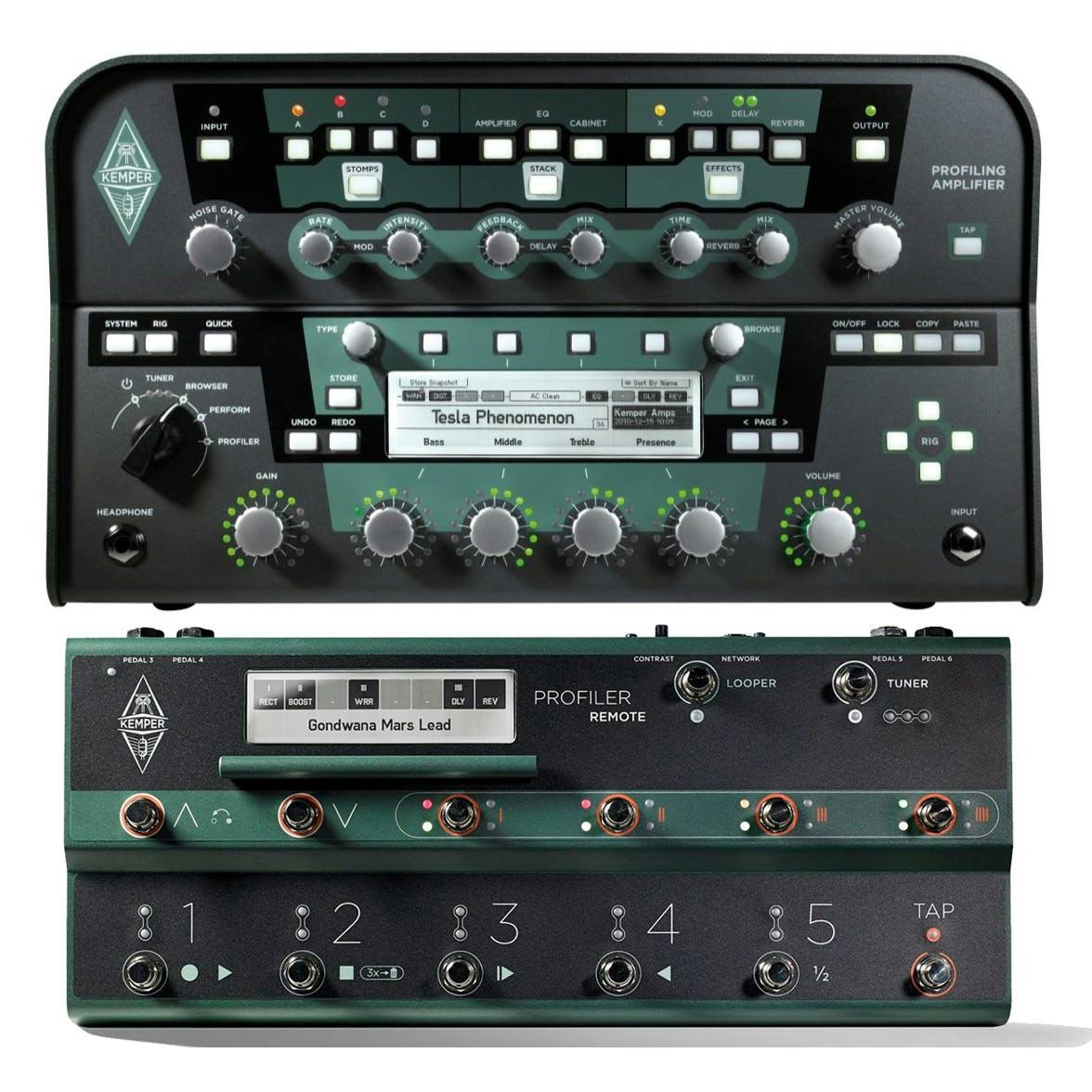 Kemper Profiling Amp PowerHead in Black With Remote Footswitch - £1949 New