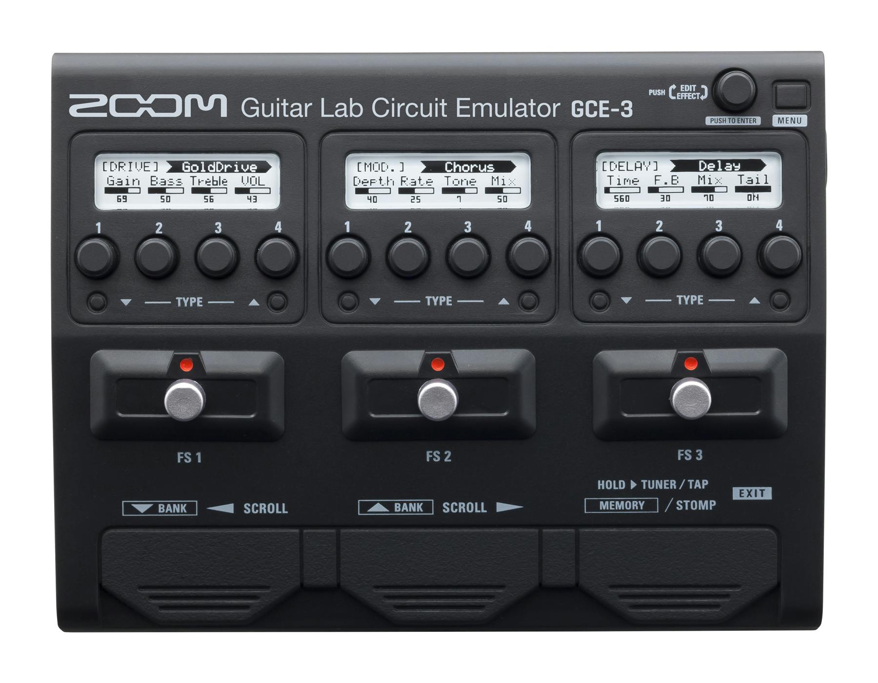 B Stock : Zoom GCE-3 Guitar Lab Circuit Emulator Multi-FX Pedal – £60 New