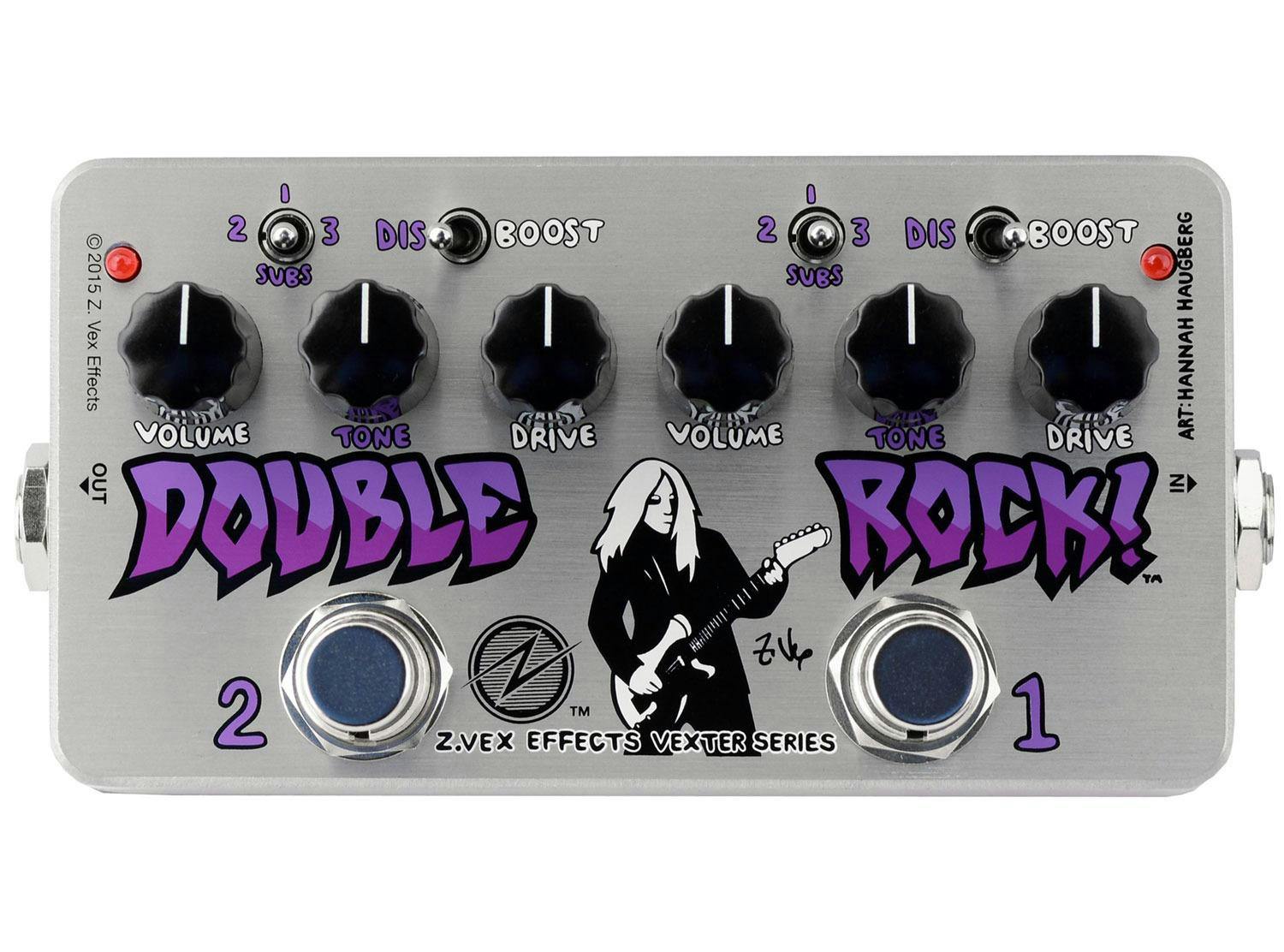 ZVEX Effects Vexter Double Rock Distortion & Boost Pedal – £229 New