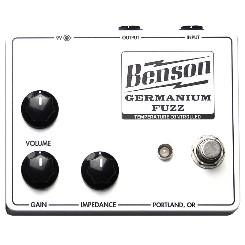 Benson Amps Temperature-Controlled Germanium Fuzz Pedal in Solar White - £319 New