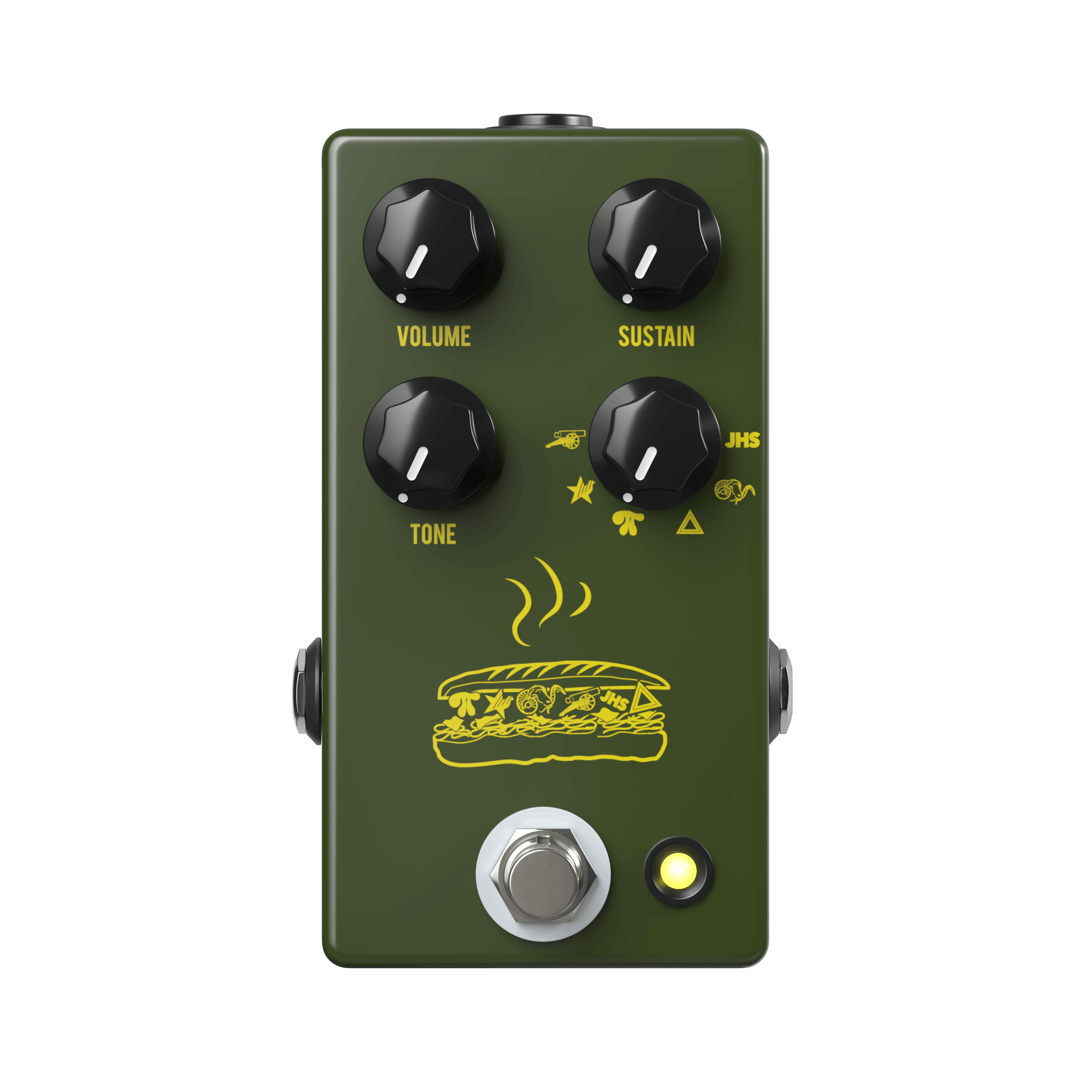 JHS Pedals Muffuletta Fuzz Pedal in Army Green - £239 New