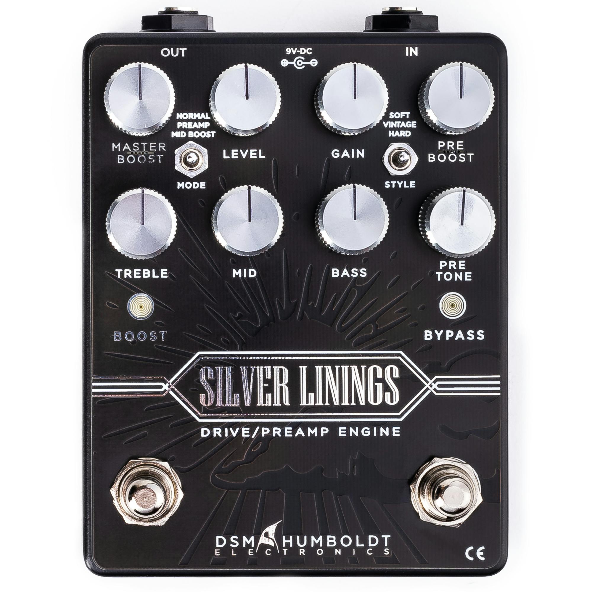 DSM & Humboldt Silver Linings Overdrive & Preamp Engine Pedal – £239 New