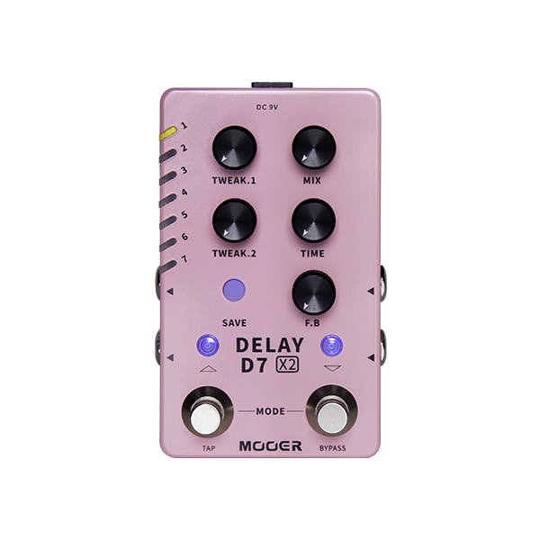 Mooer X2 D7 Delay FX Pedal - £129 New