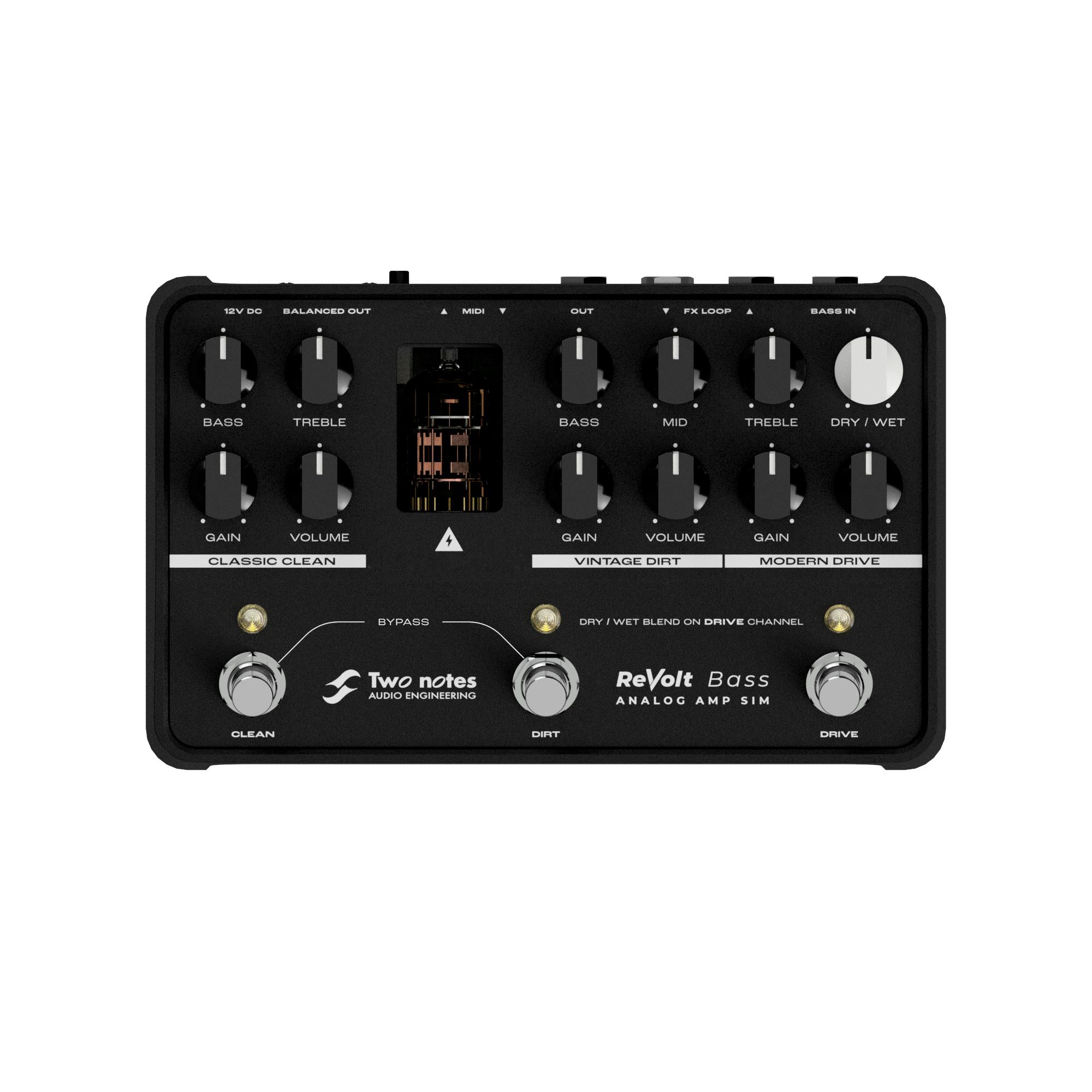 Two Notes ReVolt Bass Analog Amp Sim Pedal - £249 New