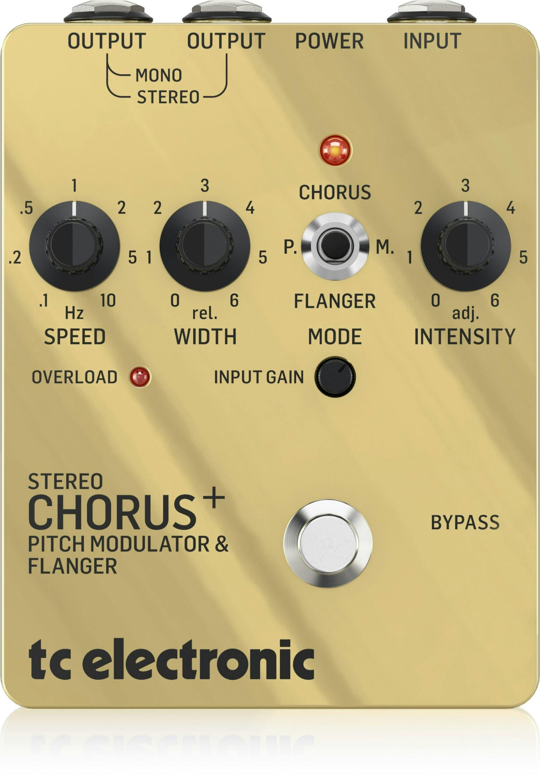 TC Electronic SCF Gold Legendary TC SCF Stereo Chorus Flanger Pedal Special Edition – £149 New