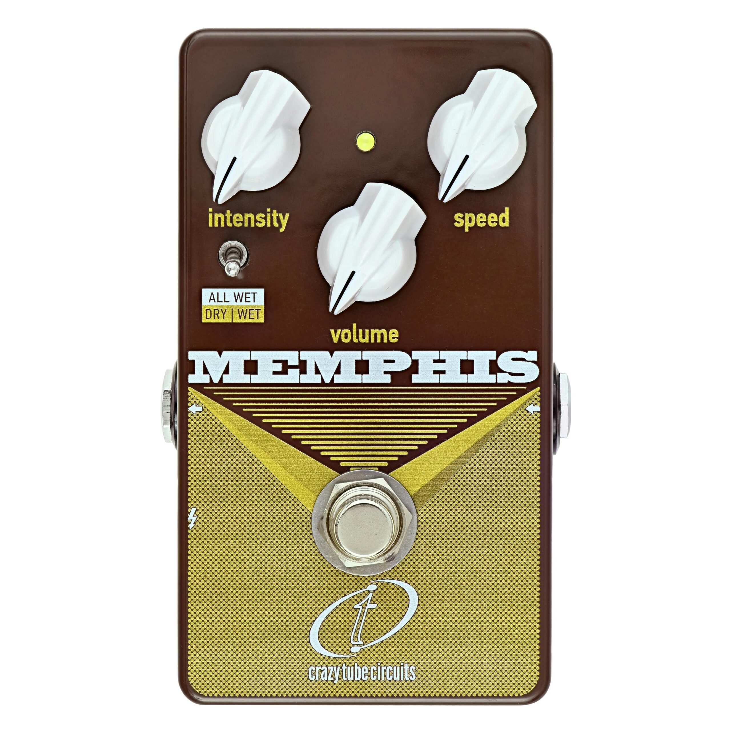 Crazy Tube Circuits Memphis Real Pitch-Shifting Vibrato Pedal - £139 New