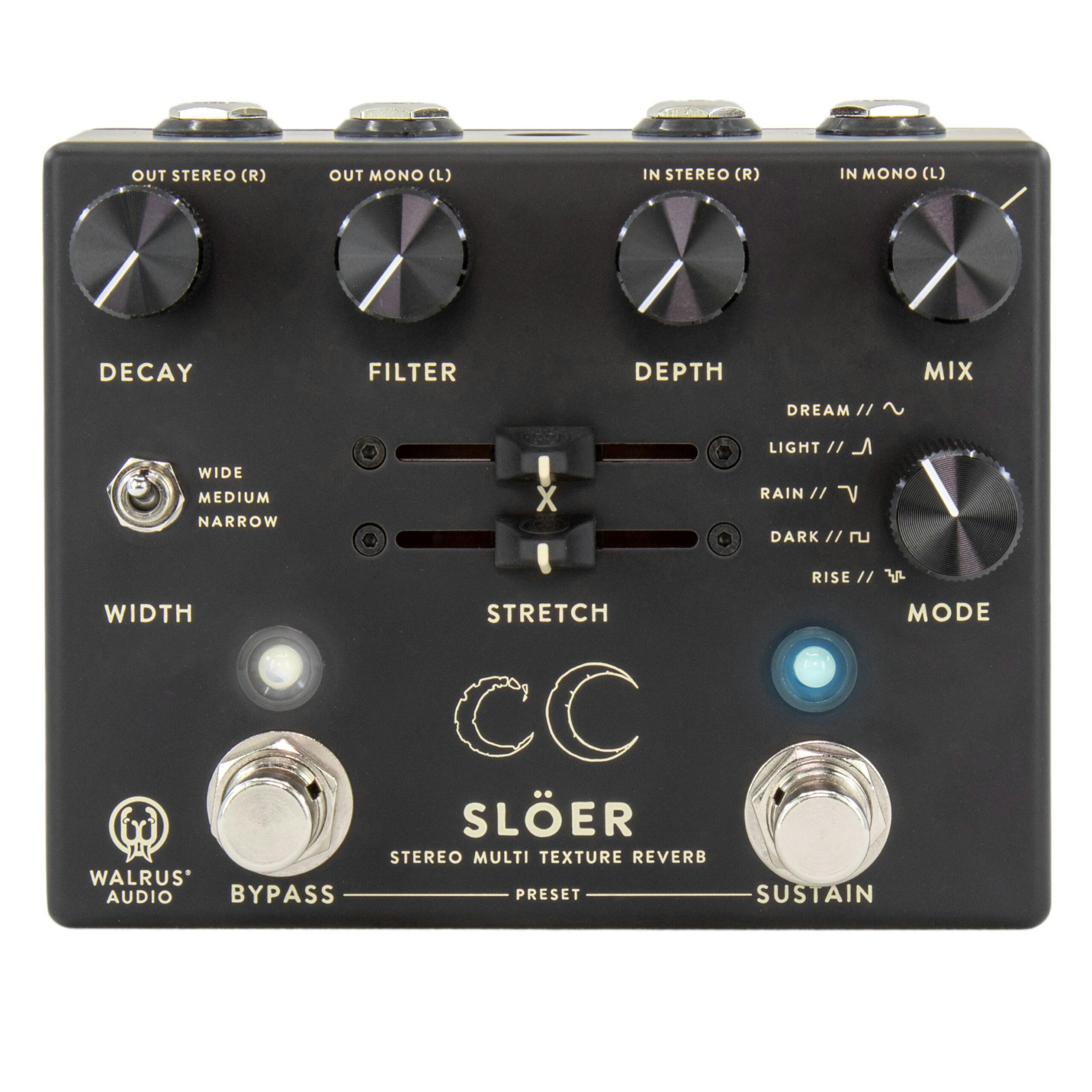 Walrus Audio Slöer Stereo Ambient Reverb Pedal in Black - £339 New