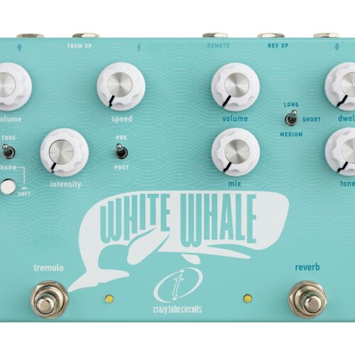 Crazy Tube Circuits White Whale Analog Spring Reverb with Tremolo FX Pedal - £299 New