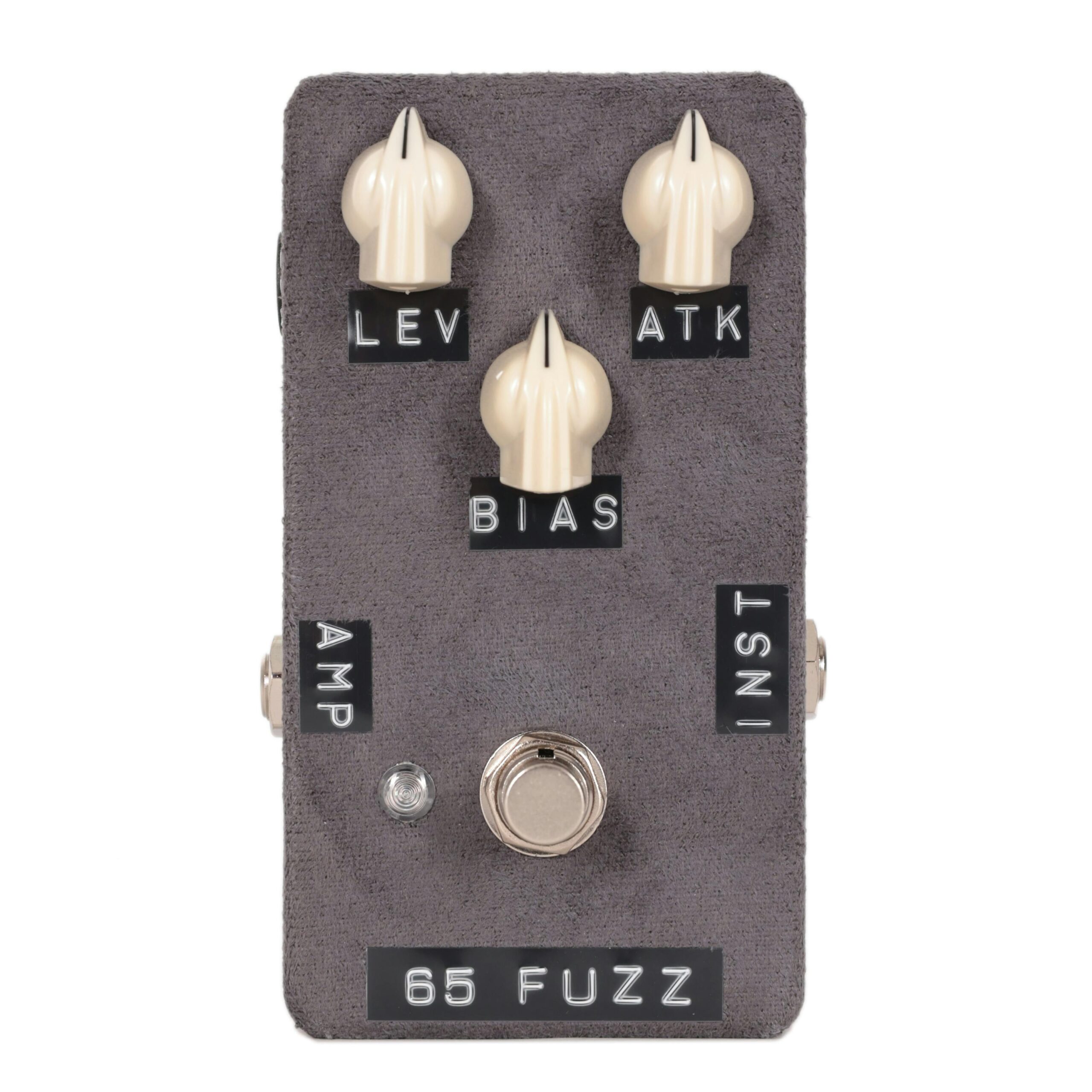 SHINS 65 Fuzz Pedal In Grey Suede - £299 New